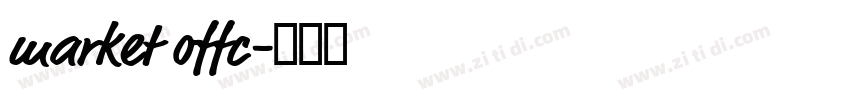 market offc字体转换